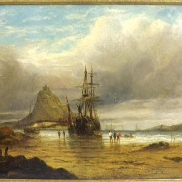 John Callow St Michael's Mount,Cornwall 19th century