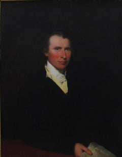 Portrait Of A Gentleman-18th century old master, portrait painting, attb Raeburn 