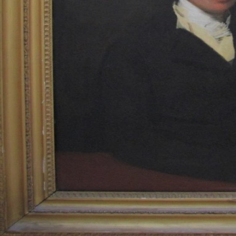 Portrait Of A Gentleman-18th century old master, portrait painting, attb Raeburn  For Sale 1