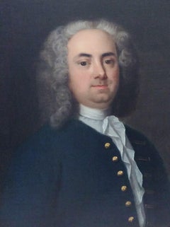 Portrait of a Gentleman - 18th century, old master, oil, portrait painting, Latham