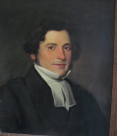 Portrait of Rev F Archer - old master, 19th century, portrait painting, Lawrence