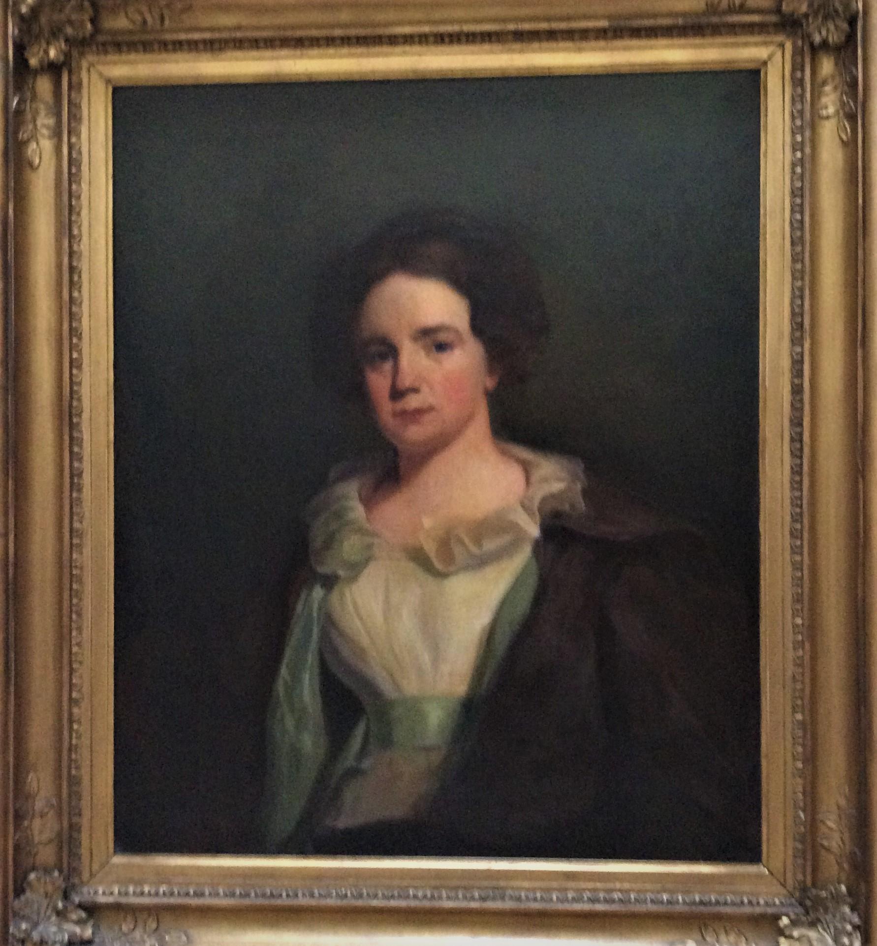 Portrait Priscilla Osborn - early 20th century, old master, portrait painting  - Painting by William Jacob Baer