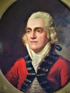 19th century English school Portrait military officer Colonel John Cockerell