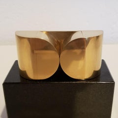 Da Capo - contemporary modern abstract geometric miniature brass sculpture