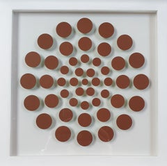 47 Dots V - contemporary modern abstract geometric paper relief