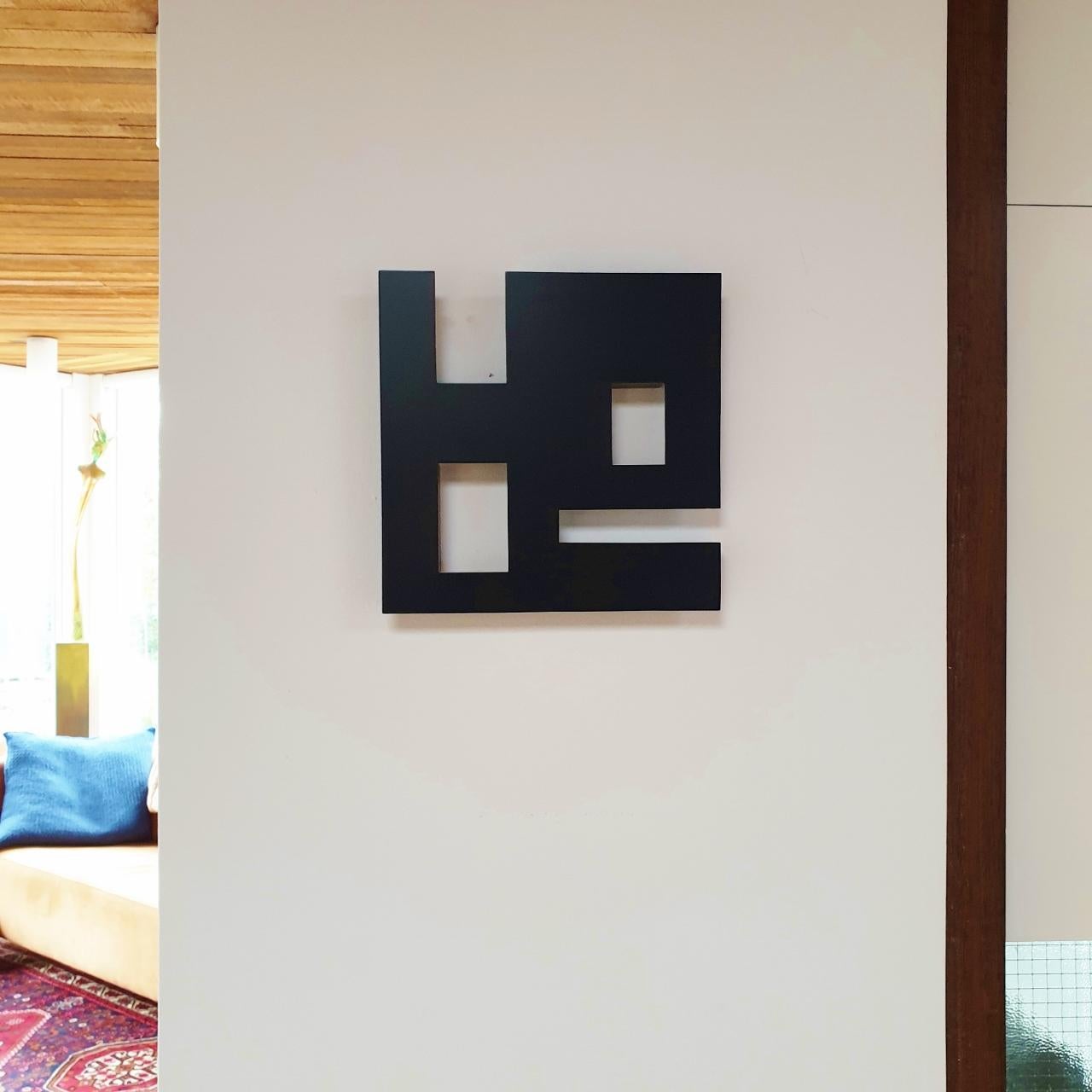 Steel 81 (iv) - contemporary modern geometric sculpture painting relief - Painting by Carl Möller