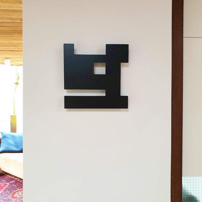 Steel 81 (v) - contemporary modern geometric sculpture painting relief - Sculpture by Carl Möller