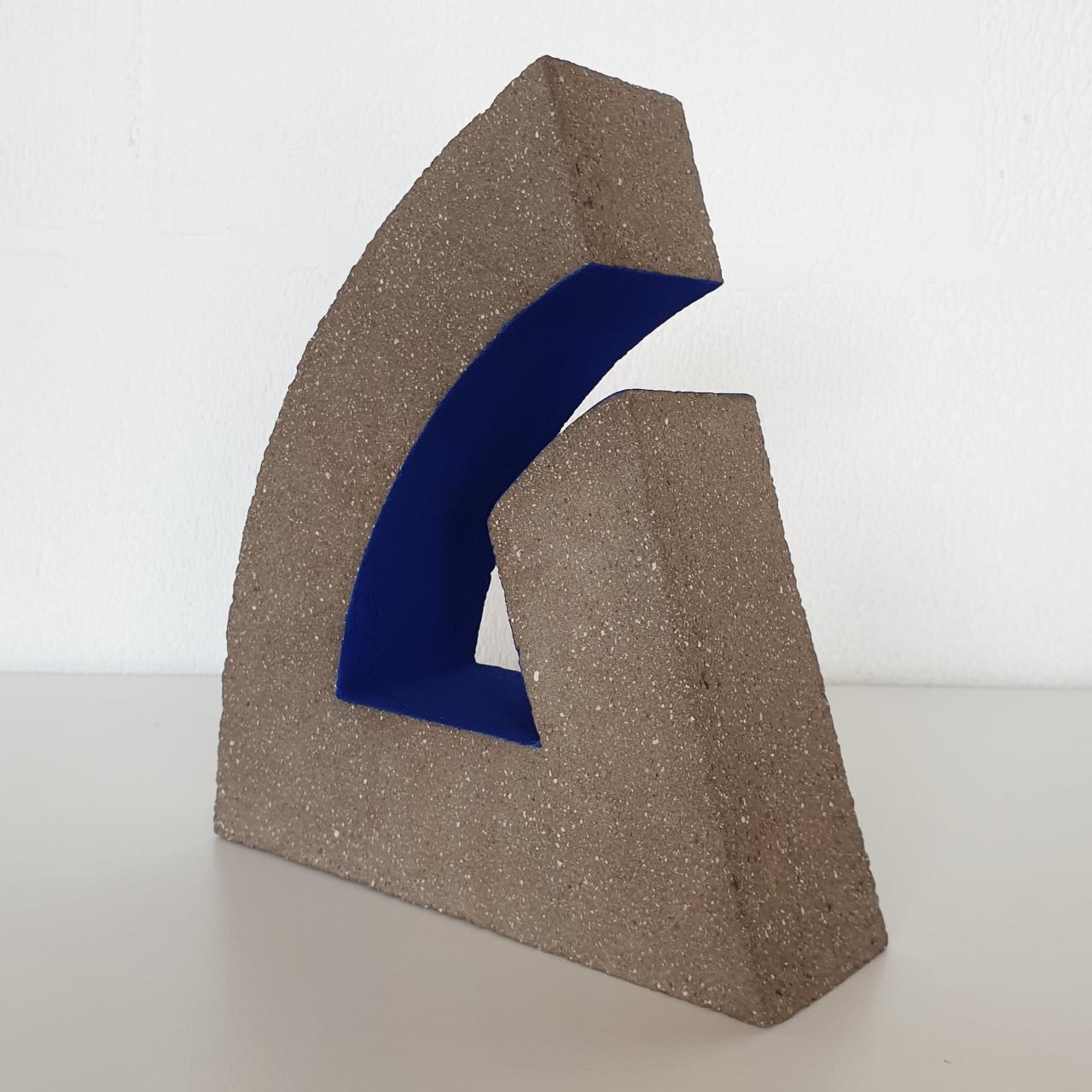 Let de Kok Abstract Sculpture - Untitled - contemporary modern abstract geometric ceramic sculpture object