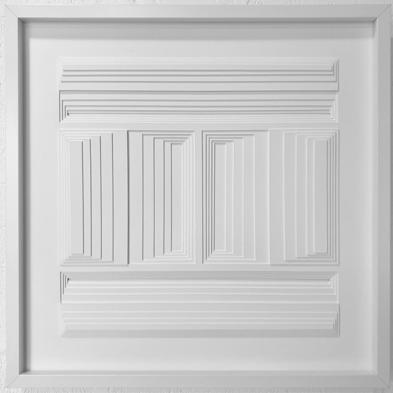 BB1601019 - contemporary modern abstract geometric painting relief