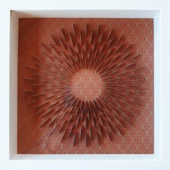 Just Joking IV - contemporary modern abstract geometric paper relief