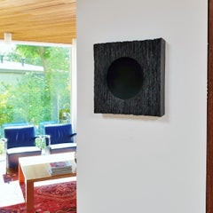 Inner Form Black - grey black contemporary modern abstract sculpture painting