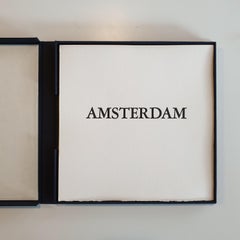 Amsterdam  7/50- collectors box with ten black-white etching aquatint prints