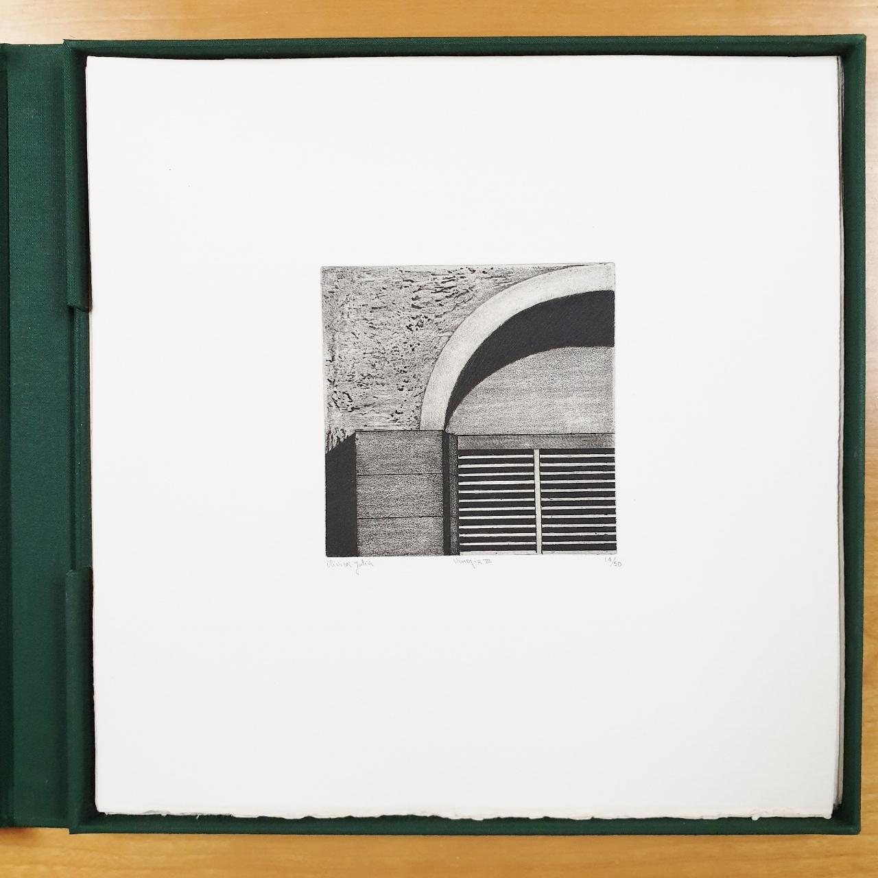 Venice  14/50 - collectors box with ten black-white etching aquatint prints  1