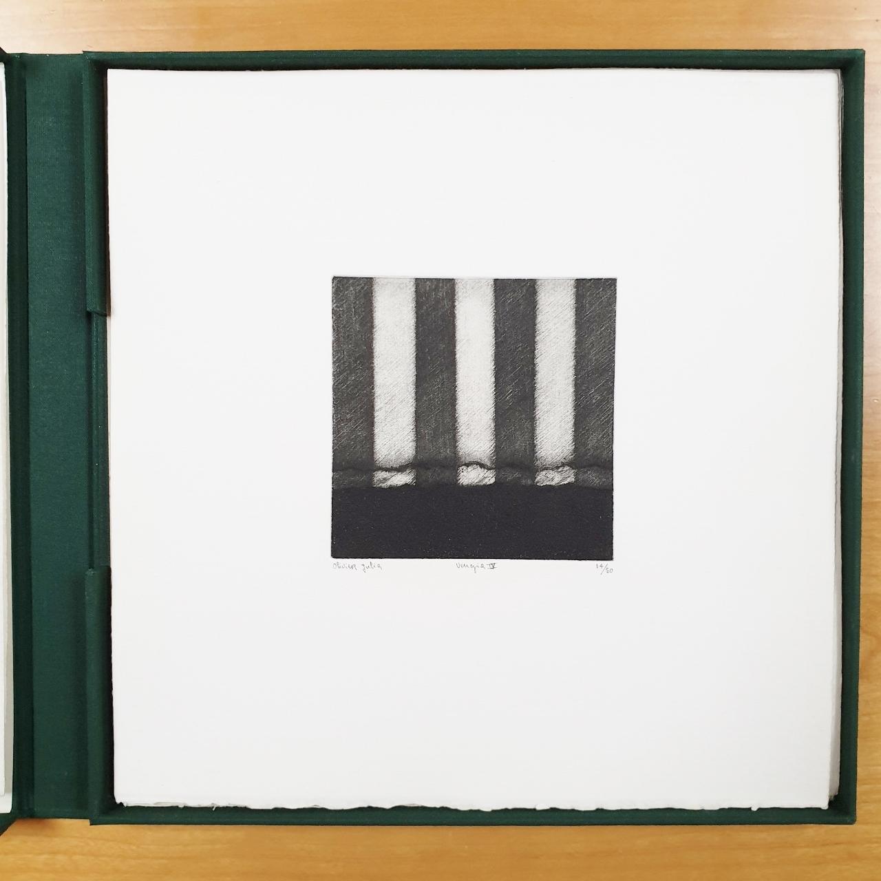 Venice  14/50 - collectors box with ten black-white etching aquatint prints  3