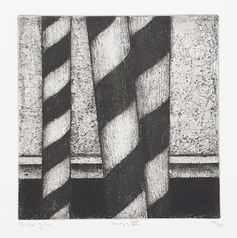 Venice  14/50 - collectors box with ten black-white etching aquatint prints  9