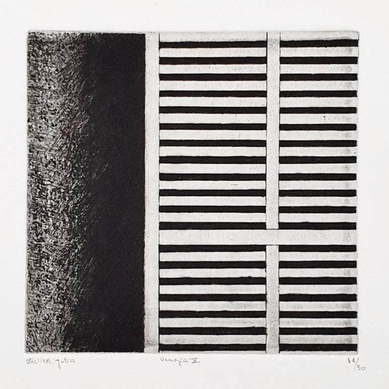 Venice  14/50 - collectors box with ten black-white etching aquatint prints  11