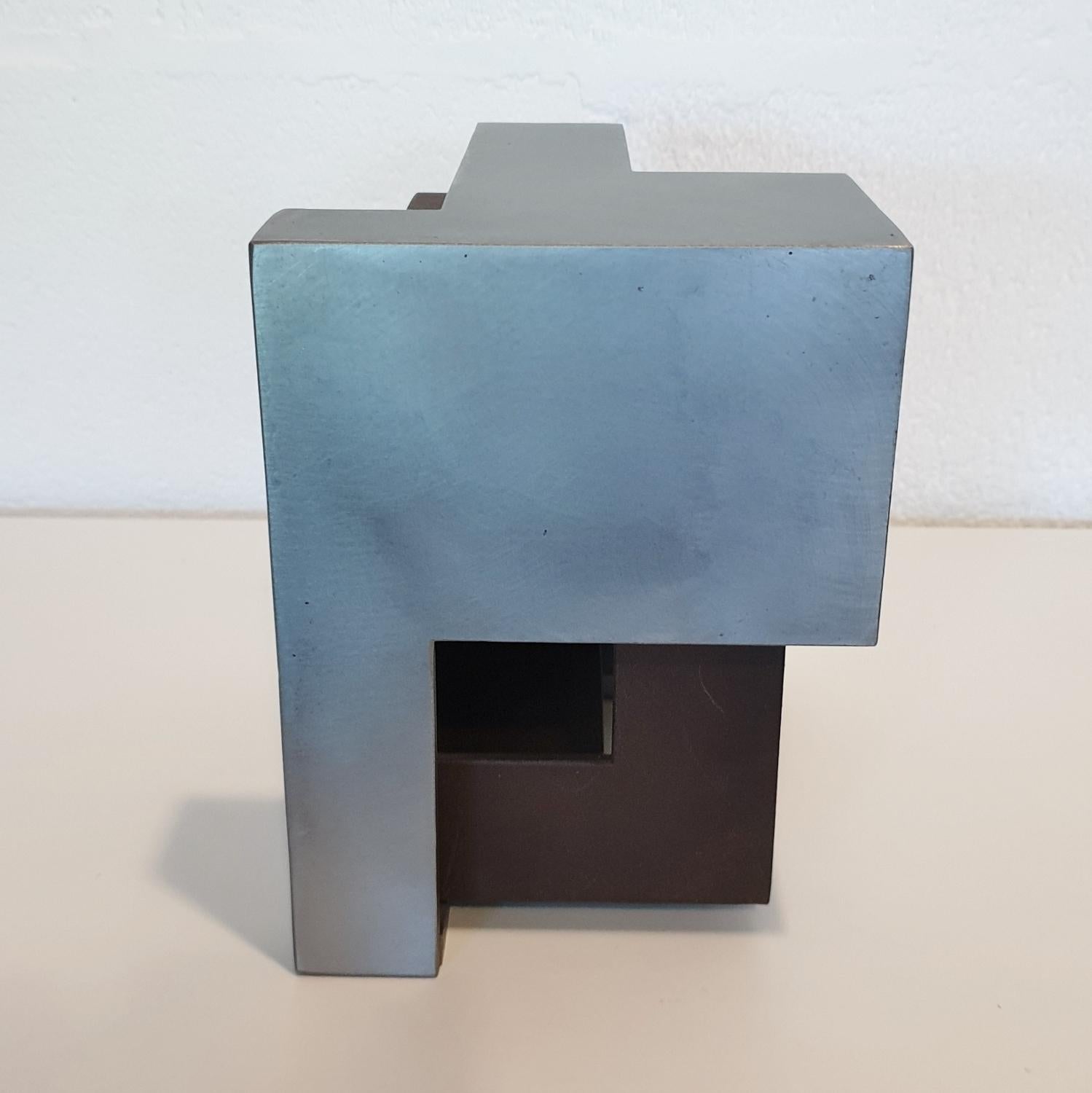 Pareja 03 - sculpture en acier géométrique abstraite contemporaine et moderne en vente 3