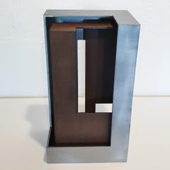 Pareja 05 - contemporary modern abstract geometric steel sculpture