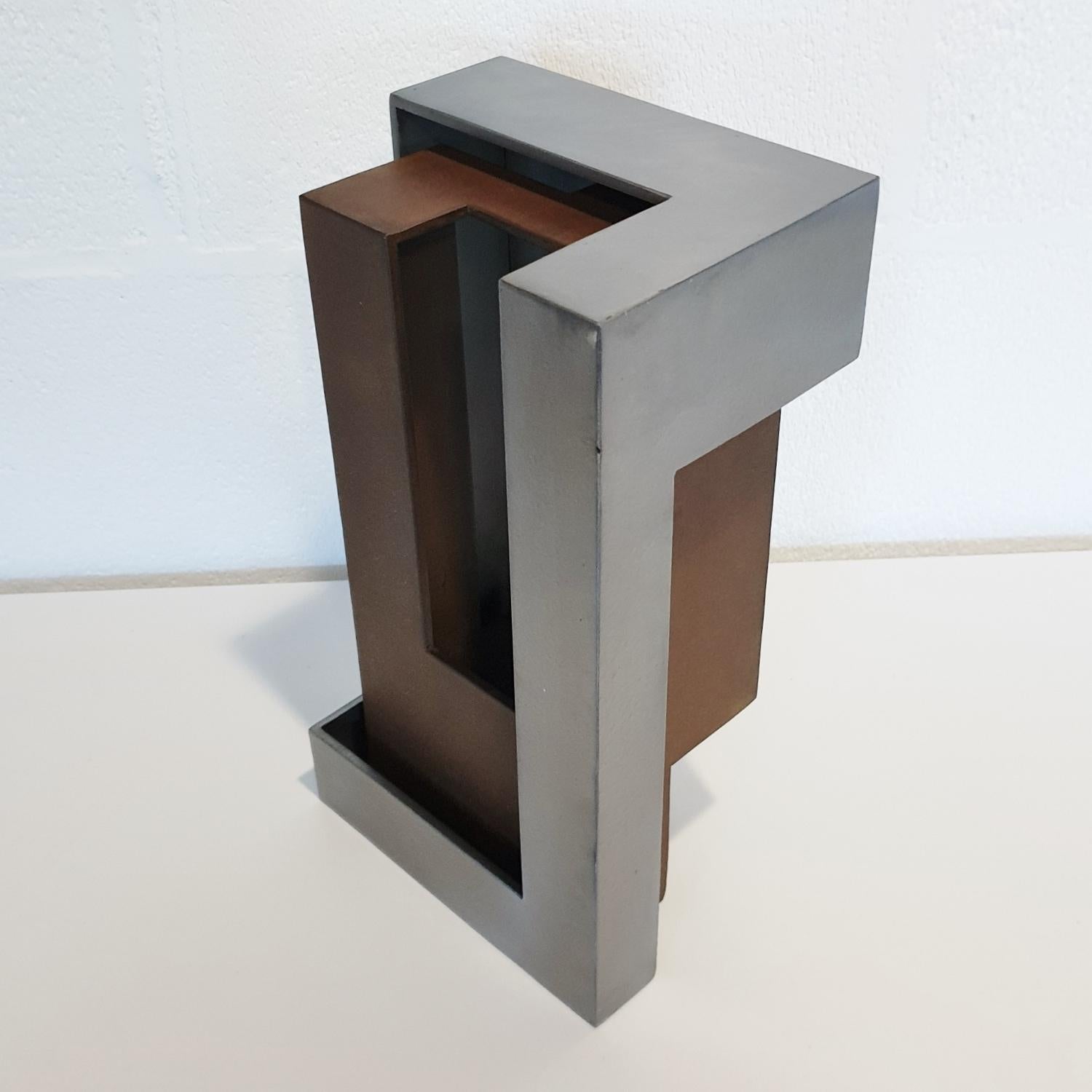 Pareja 05 - sculpture en acier géométrique abstraite contemporaine et moderne en vente 4
