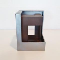 Pareja 07 - contemporary modern abstract geometric steel sculpture