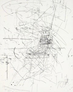 Black & White, Contemporary, Line Etching, 'Repeated Passages. Hidden Faces'