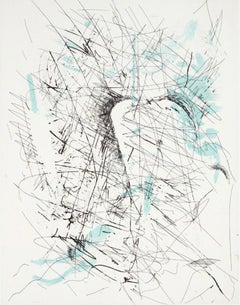 Contemporary, Line Etching & Color Aquatint, 'Repeated Passages. Hidden Faces'