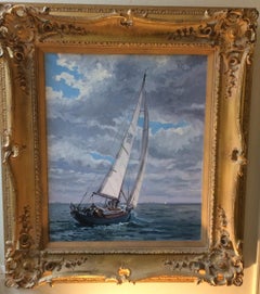 Sonnet Before the Bell, original impressionistic seascape