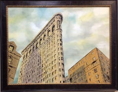 Flatiron, New York City, paysage contemporain original 30x40