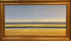 Summer Marsh,  original 24x48 abstract contemporary landscape