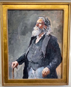 Santa Claus, original 30x24 impressionist portrait