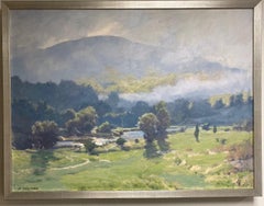 Spring Mist, original 30x40 impressionist Vermont landscape
