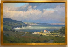 Along the Cabot Trail, original 40x60 impressionist landscape