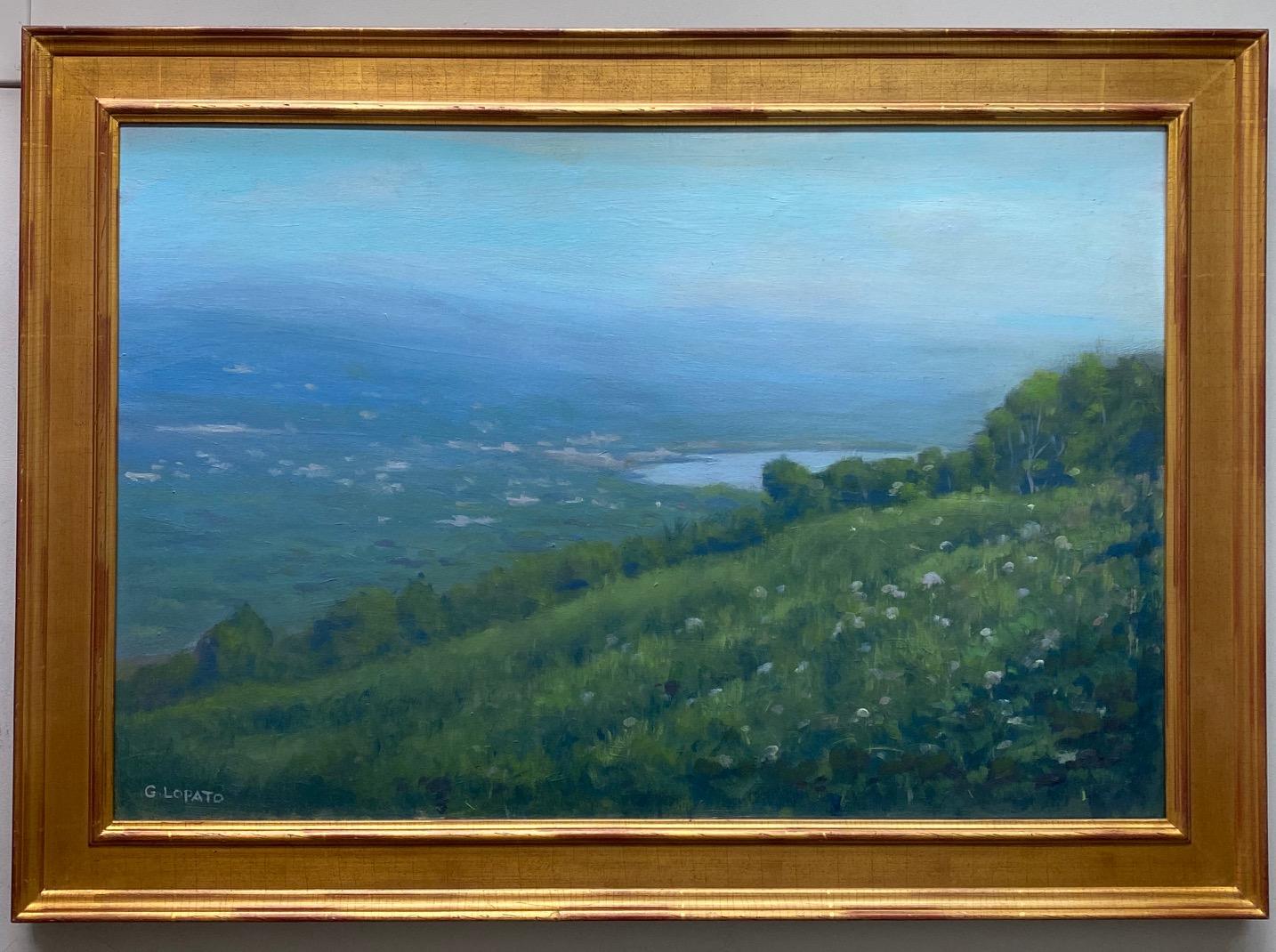 Highpoint Lake, original 24x36 impressionist landscape