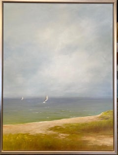 Catching the Wind, original 40x30, zeitgenössische Meereslandschaft