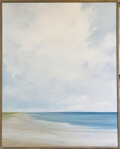 Seascape No. 223-AL, original 60x48 contemporary marine landscape on canvas