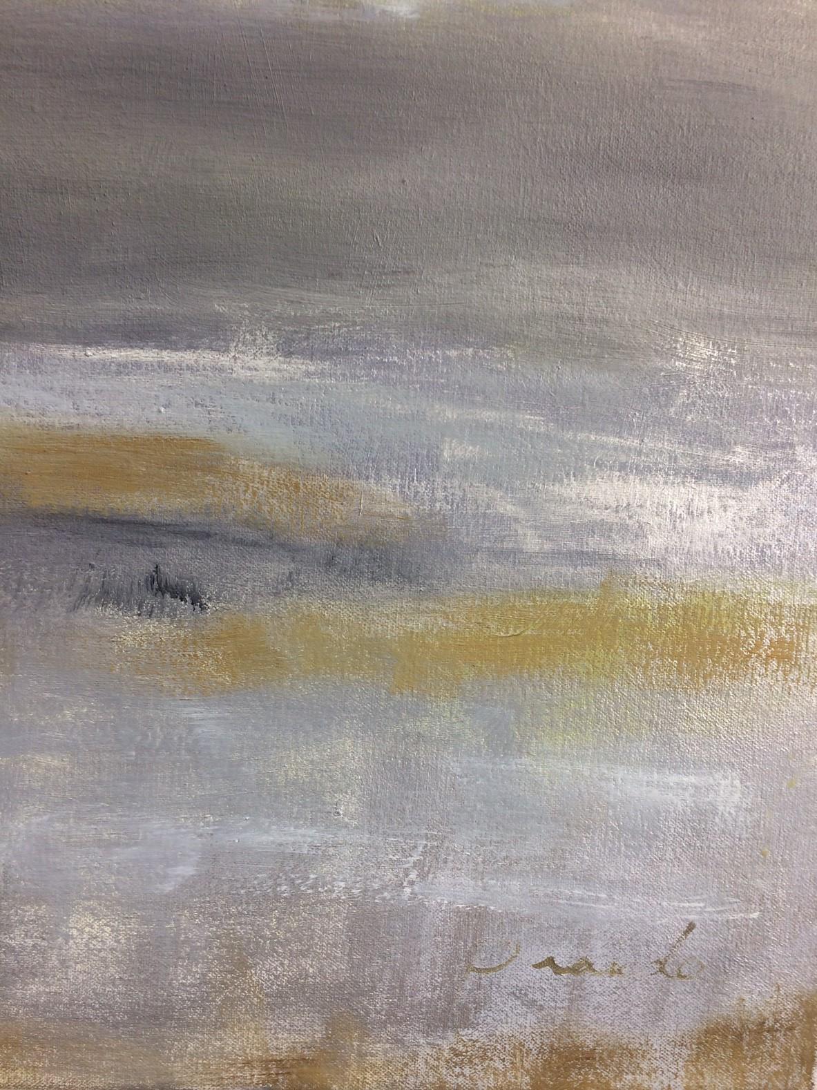 Silver Lining, original 40x48 abstract contemporary landscape 1