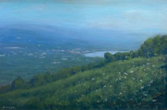 Highpoint Lake, original 24x36 impressionist landscape