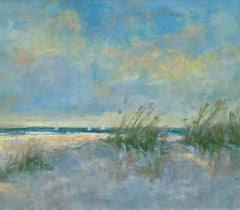 Surf and Dunes, original 20x30 impressionist marine landscape