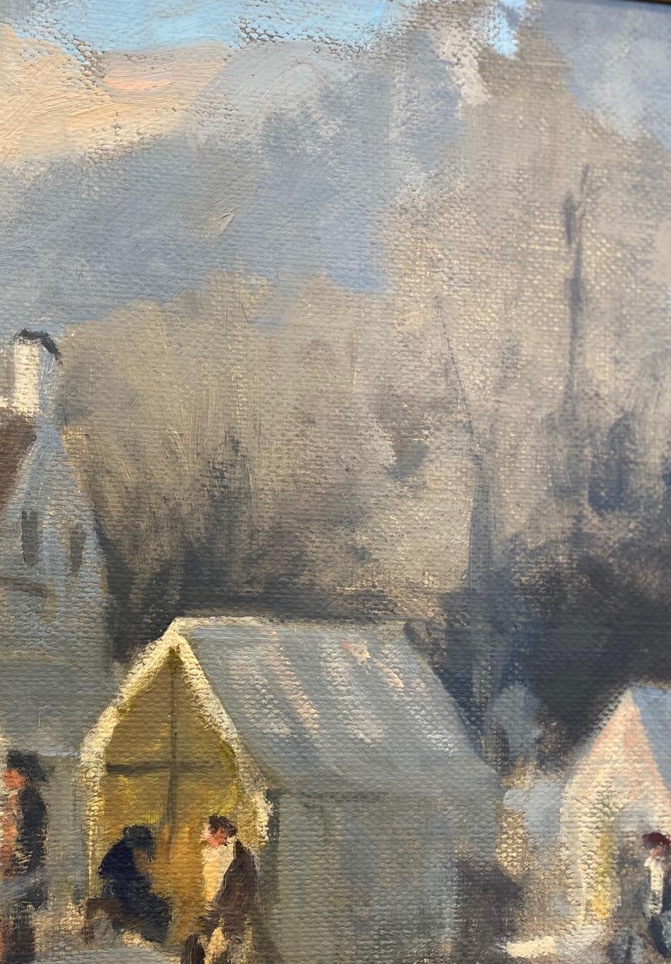 Ford Mansion at Morristown 1777, original 24x30 historic impressionist landscape 1