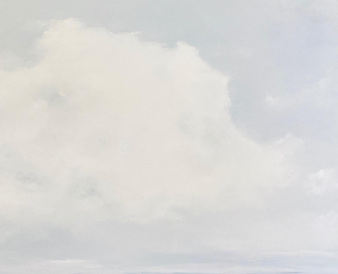 Seascape No. 174-AL, original 48 x 48 contemporary marine landscape - Contemporary Painting by Elizabeth Sabine