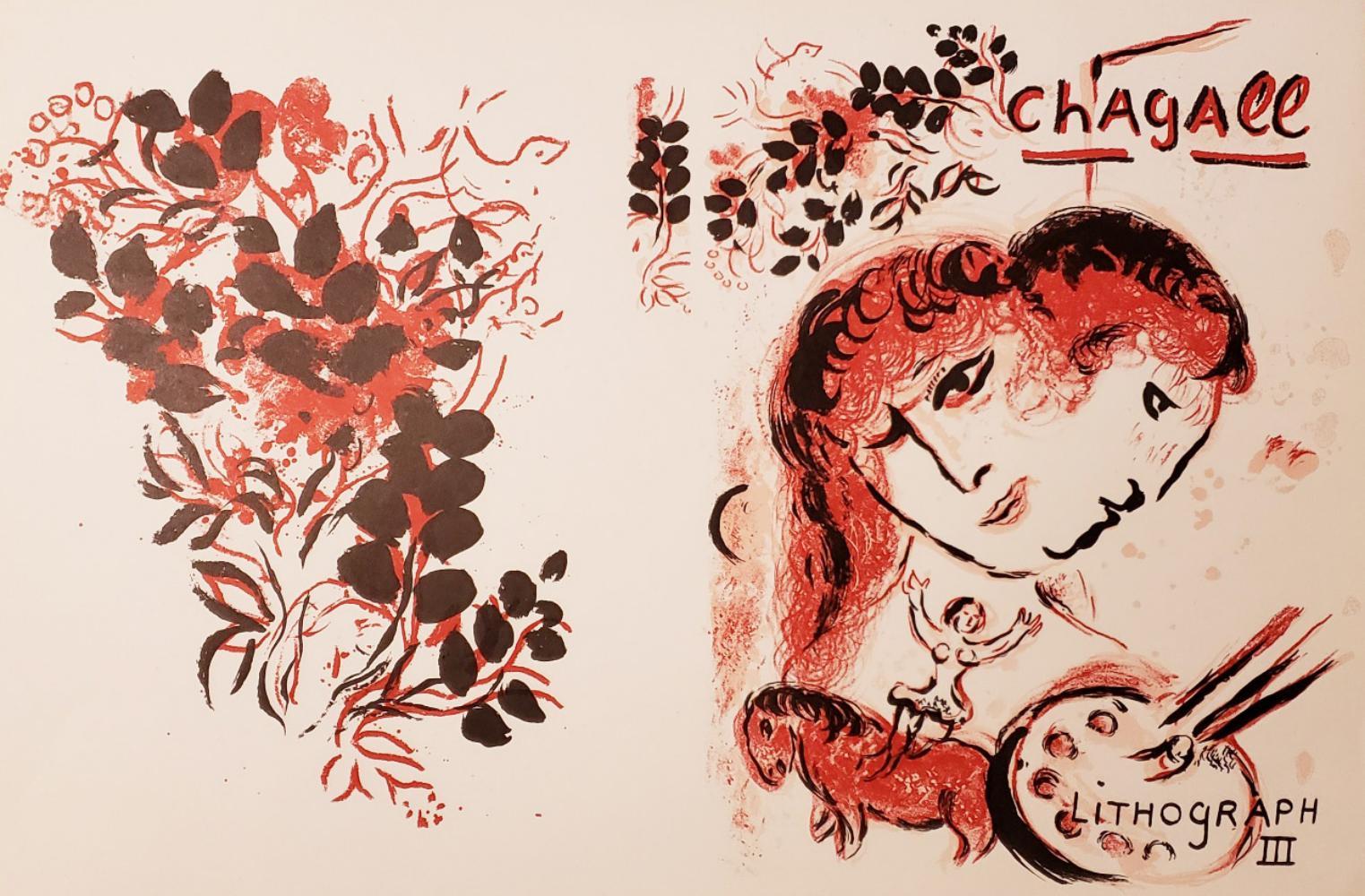 Marc Chagall Figurative Print - MArc Chagall Lithographe III