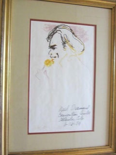 Leroy Neiman Neil Diamond" 6/16/1984 Atlantic City