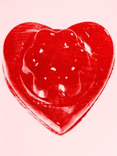 Vintage Red Jello Heart acrylic print #7/50