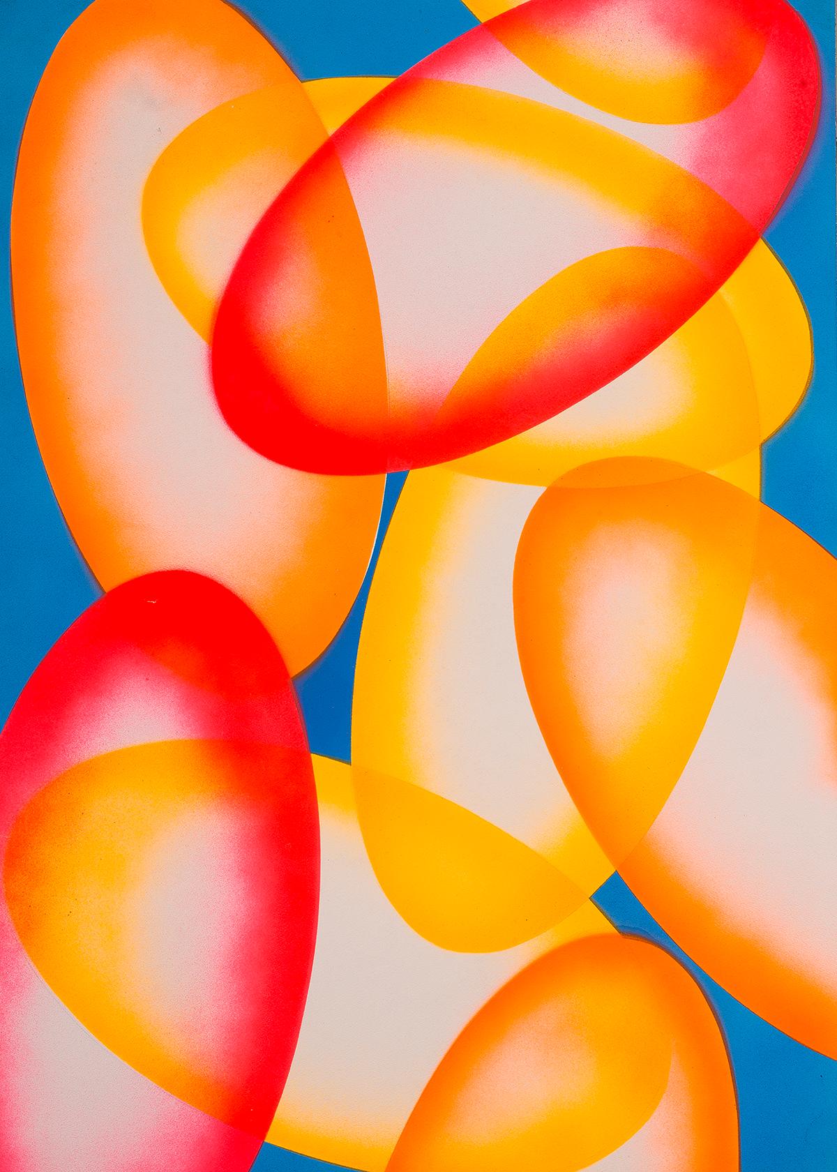 French Blue acrylic print #4/50 - Print by (after) Richard Bernstein