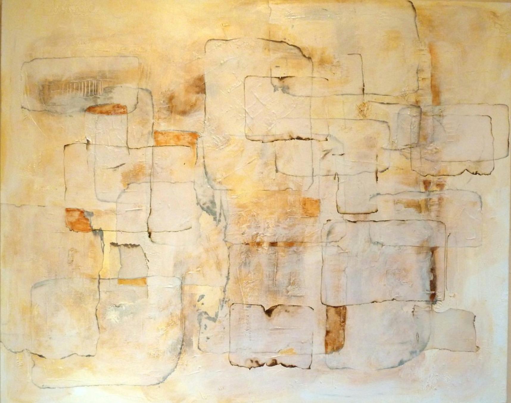 Resolution by Louis Shields, Abstract Mixed Media on Canvas, 2012