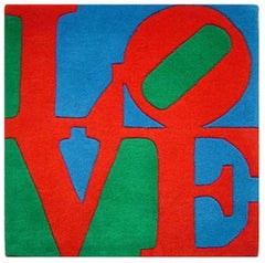 Classic LOVE - rug by Robert Indiana