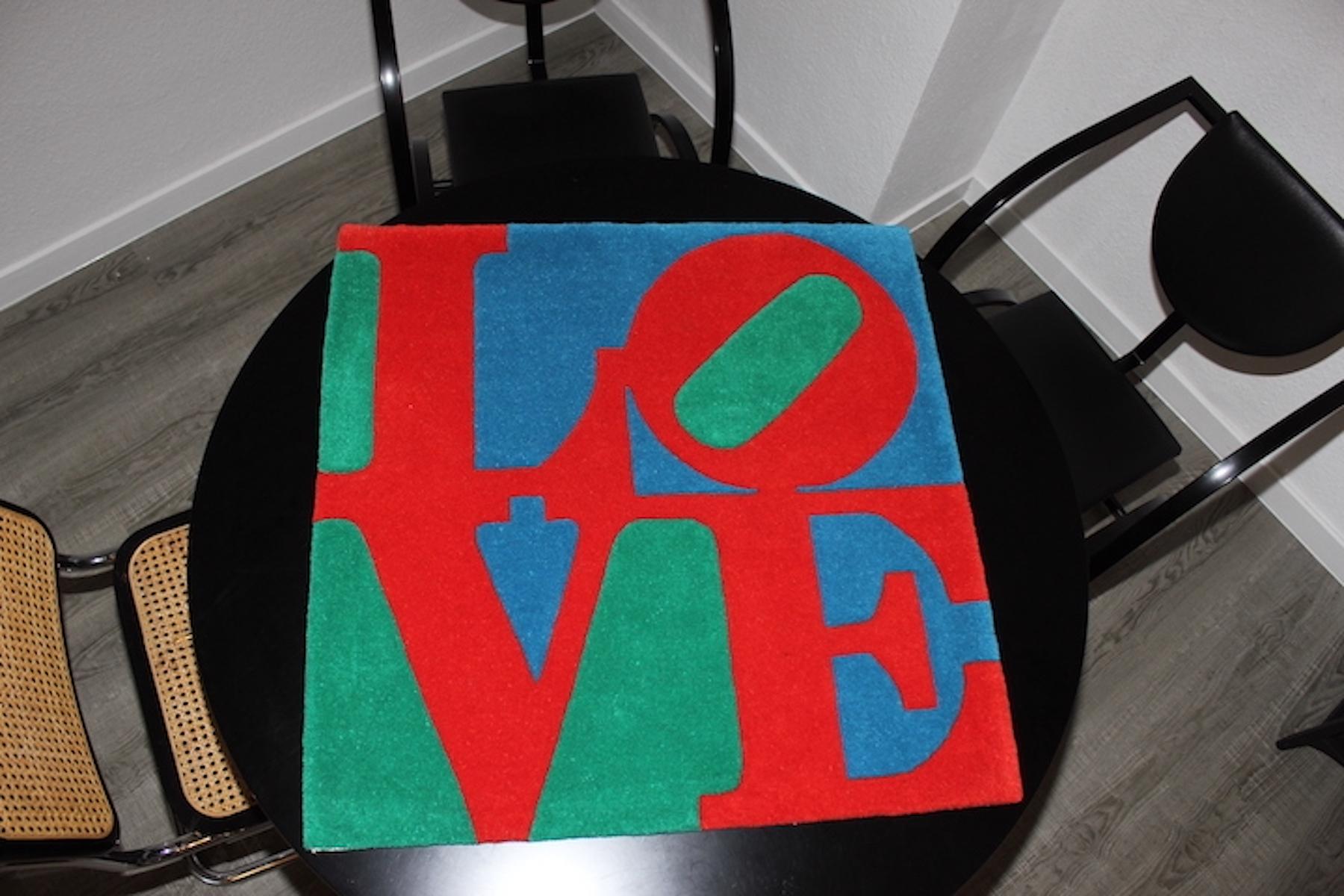 Classic LOVE - rug by Robert Indiana 2