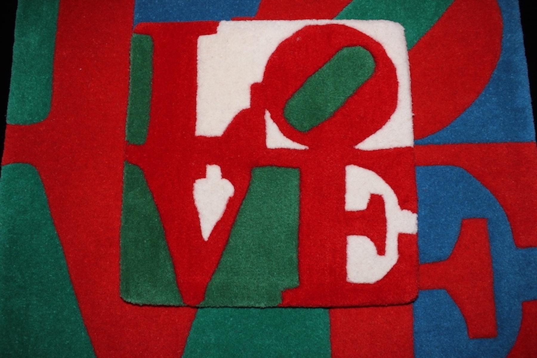 Classic LOVE - rug by Robert Indiana 5