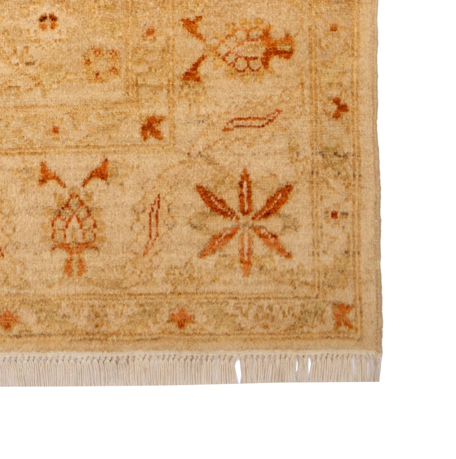 Alfombra Persa ZIEGLER - elegancia en beige con adornos ornamentales en venta 1