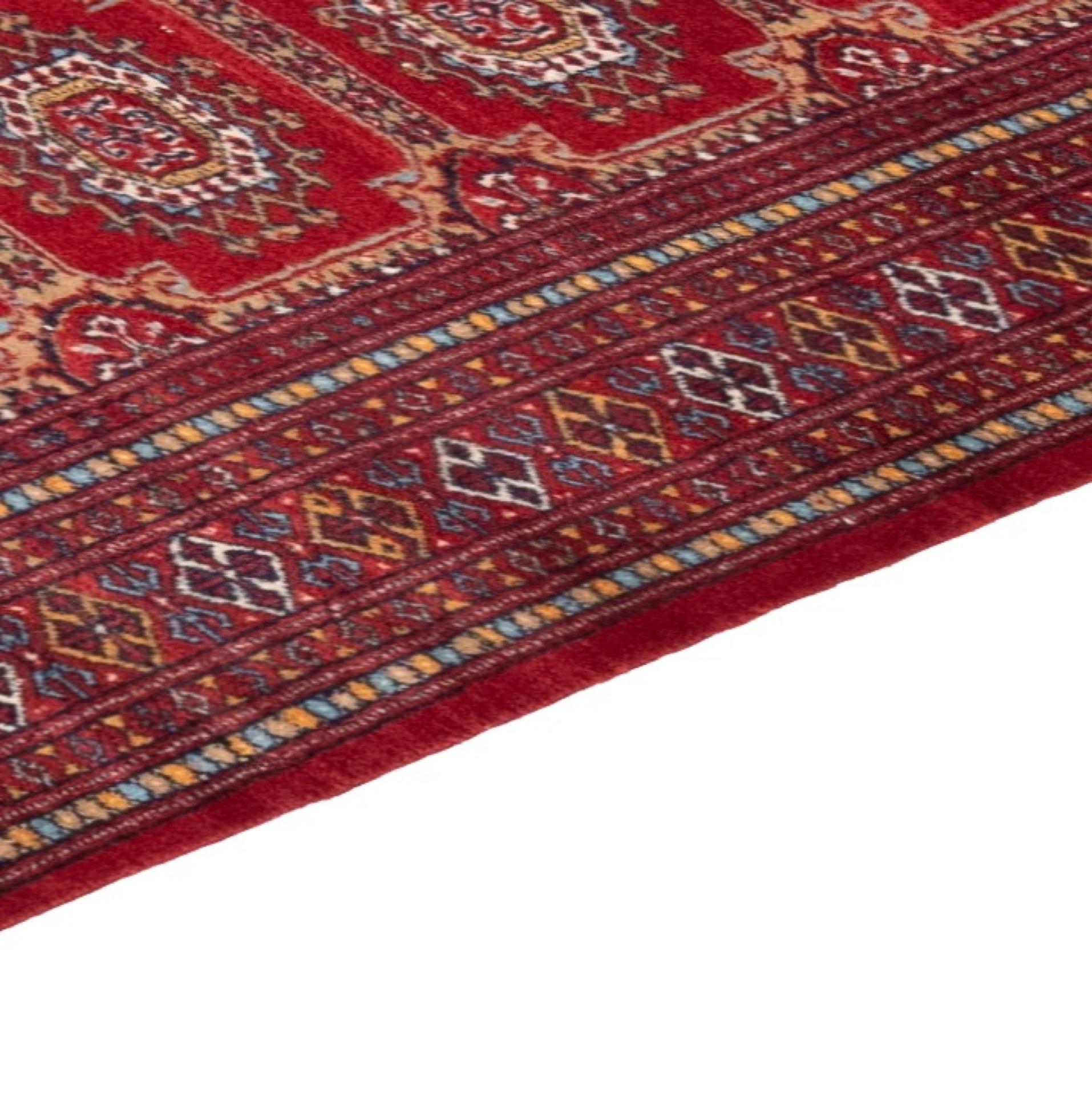 Tapis de course BUCHARA 3 Persian Runner - Design époustouflant dans un rouge riche et vibrant en vente 1